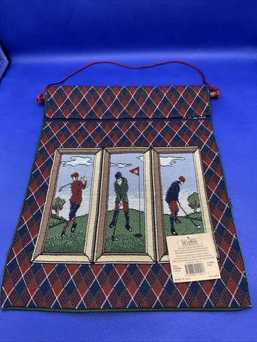 Vtg golfers swinging club - vtg,